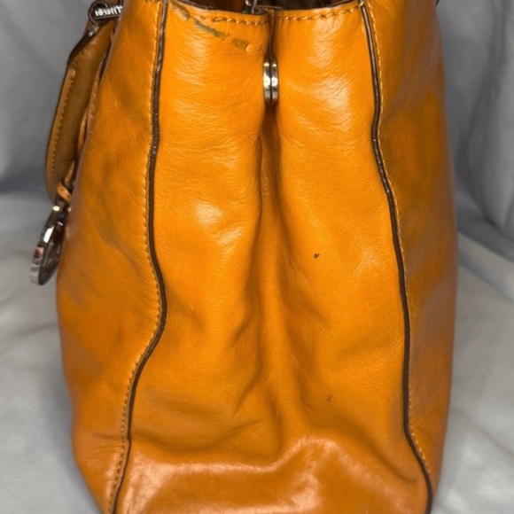 Michael Kors Cognac Brown Leather Bag - Picture 5 of 8